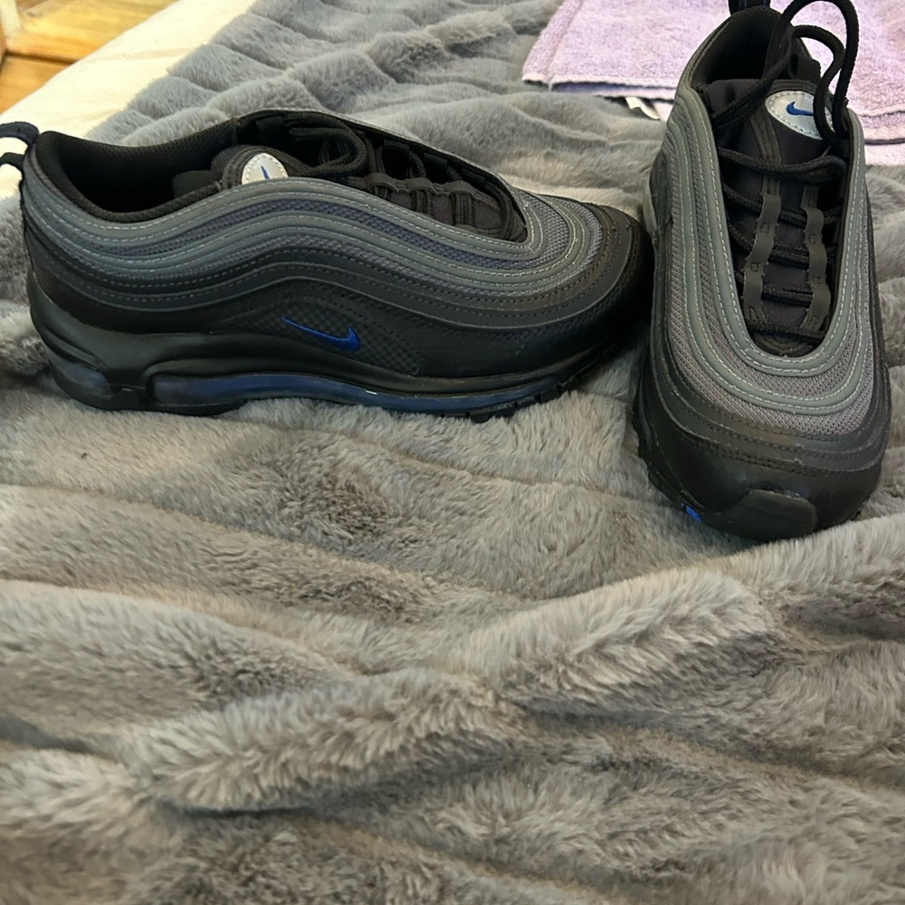 Nike Air Max 97 Black and Blue Sneakers